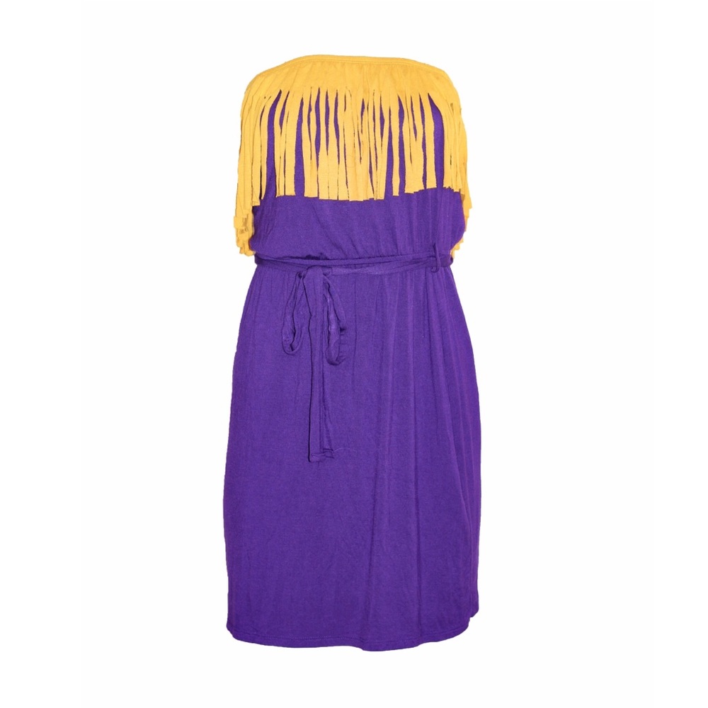 Women’s Purple & Yellow Dress